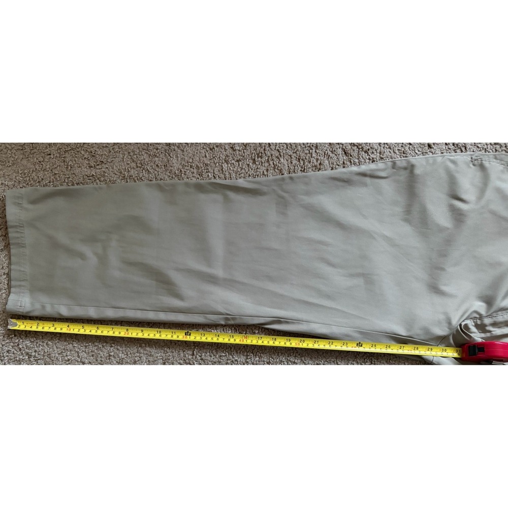 Nike Golf Tour Performance Dri-Fit Stretch Chino Pants Logo Khaki 40x30 JBHS - Picture 5 of 12